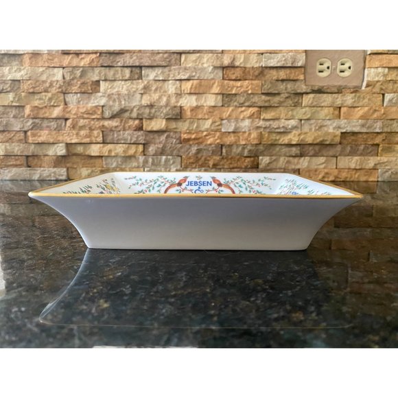 Commemorative Jebsen & Co. 7 1/2" Rectangular Small Bowl, 1895-1995 - Picture 2 of 8